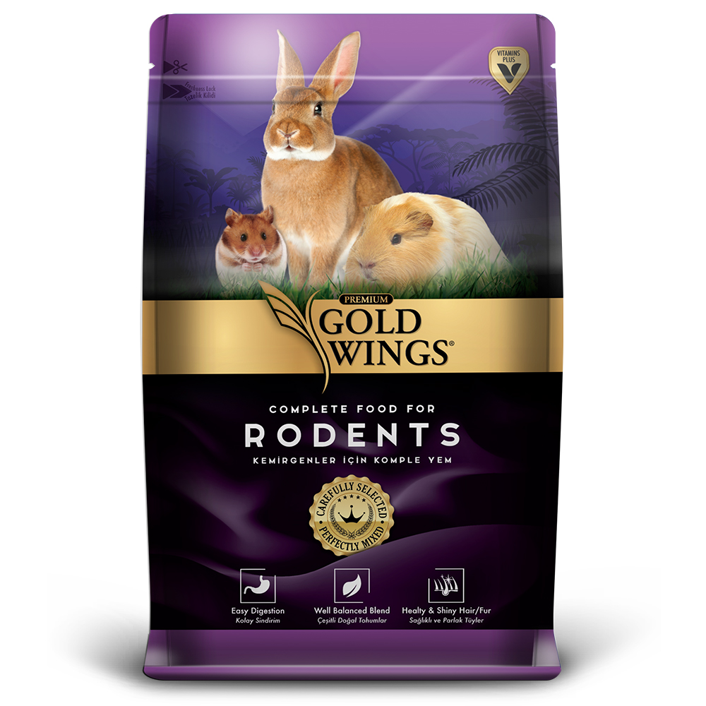 GOLDWINGS Полнорационный премиум-корм для грызунов 1кг